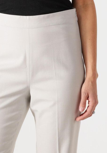 Lichtgrijze GESTUZ Flared broek DAGNYGZ HW PANTS - large