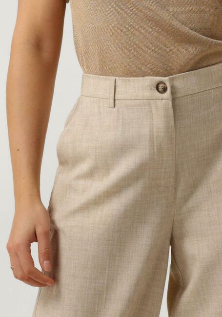 SIMPLE Pantalon WV-PL-MEL-24-1 Écru - large