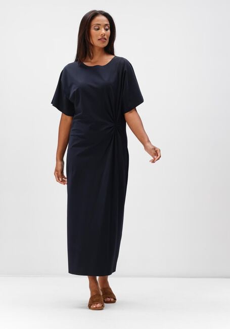 JAPAN TKY Robe midi LYORI Bleu fonc&eacute; - large