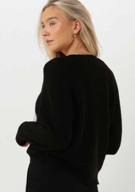 SELECTED FEMME Gilet SLFLULU LS KNIT SHORT CARDIGAN en noir - large
