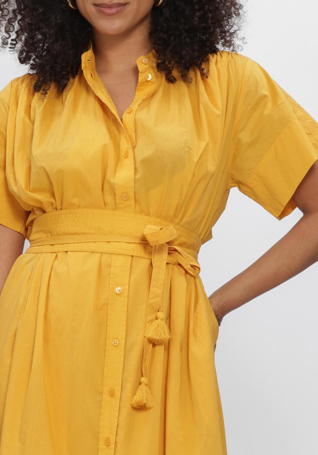 Gele VANESSA BRUNO Midi jurk CIAO - large