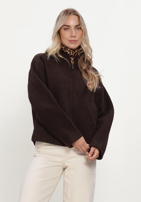 SELECTED WOMEN Jack SLWJACQUELINE WOOL BLEND en marron - large