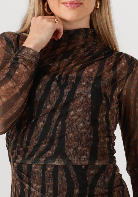 Bruine ACCESS Midi jurk D54-3352-0006 - large