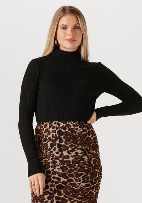 YDENCE Haut KNITTED TOP KIT en noir - large
