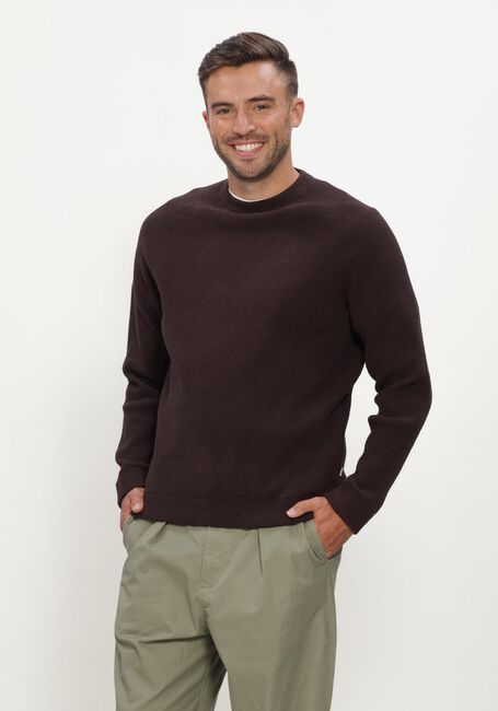 JC RAGS Pull CREW-NECK SWEATER EDDY en marron - large