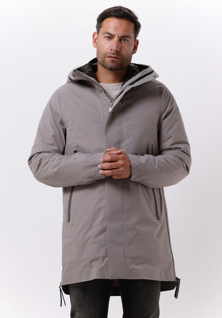 KRAKATAU Veste matelassé QM375 en taupe - large