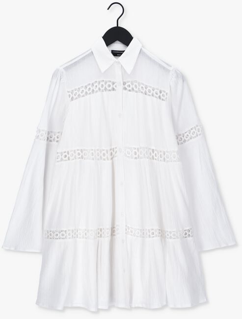 COLOURFUL REBEL Mini robe JALIE MINI TAPE SHIRT DRESS en blanc - large