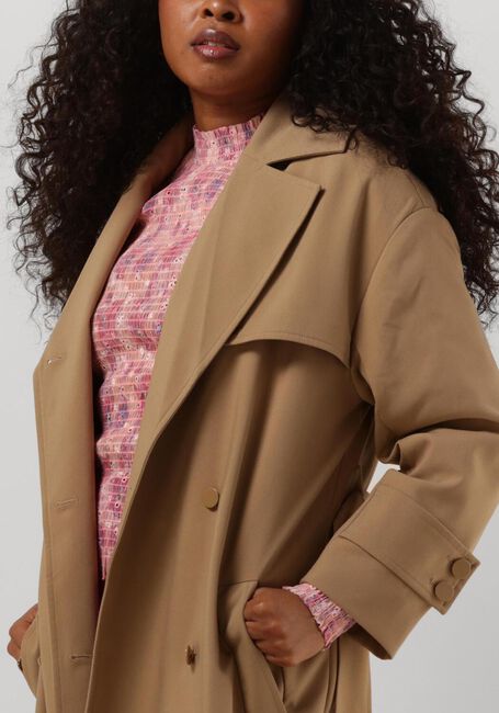 SECOND FEMALE Trenchcoats SILVIA CLASSIC TRENCHCOAT en marron - large