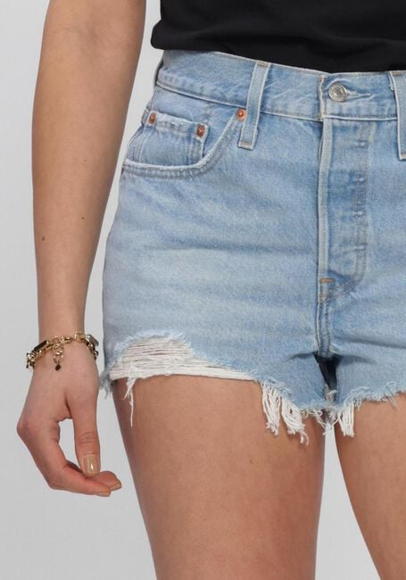 Blauwe LEVI'S Jeans 501 ORIGINAL SHORT MID S - large