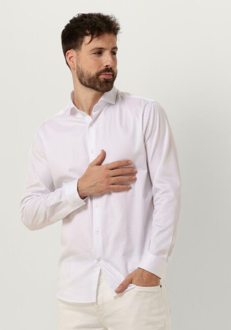 GENTI Chemise classique S9254-1109 en blanc - large