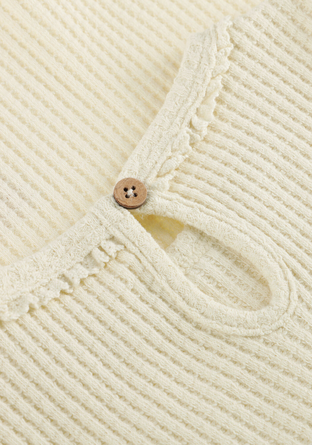 LIL' ATELIER Haut NMFOSANNE LS SLIM TOP LIL &Eacute;cru - large