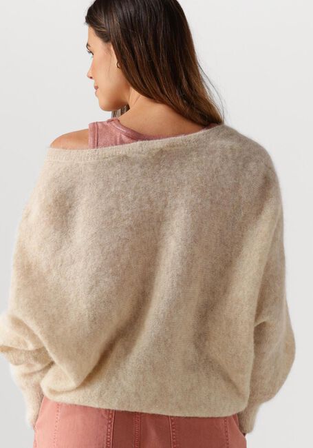 Beige SUMMUM Vest OVERSIZED CARDIGAN FEATHER LIGHT - large