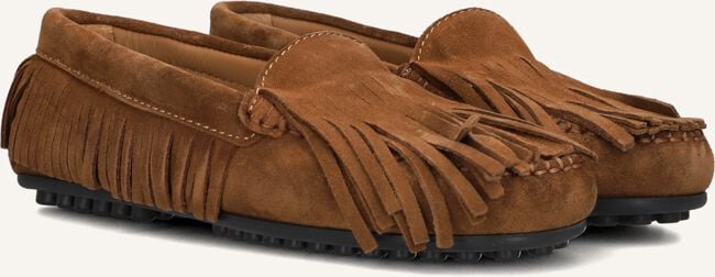 Bruine TORAL Mocassins OTOE FRINGES | Omoda