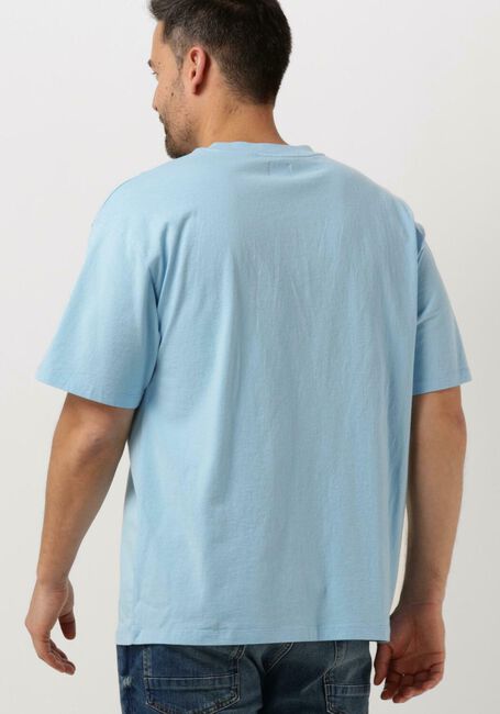 EDWIN T-shirt SUNSET ON MT FUJI TS SINGLE JERSEY Bleu clair - large
