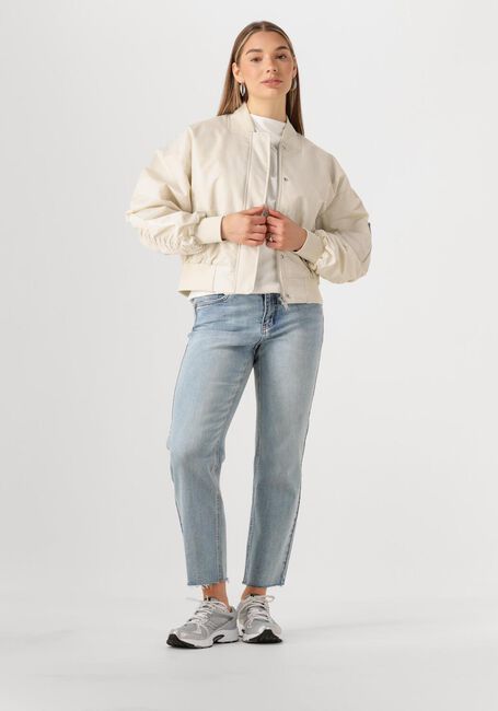MY ESSENTIAL WARDROBE Jack HELGAMW SHORT BOMBER JACKET Blanc - large
