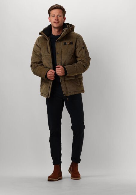 Khaki PME LEGEND Jassen SEMI LONG JACKET GOBBLER CLEAR FORD - large