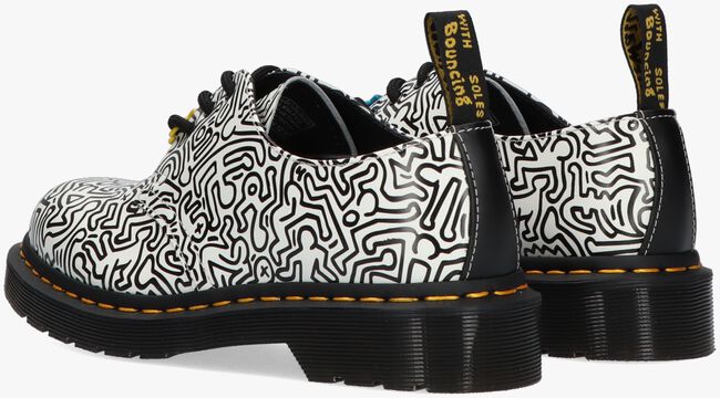 DR MARTENS Chaussures à lacets 1461 KEITH HARING en blanc - large