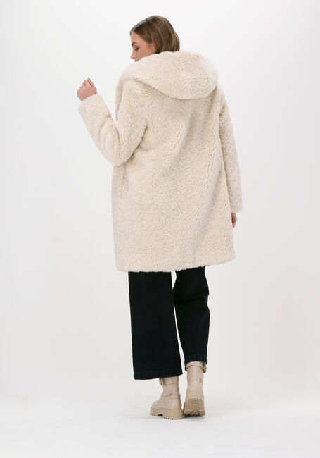 BEAUMONT Manteau Teddy TEDDY HOODED COAT Écru - large