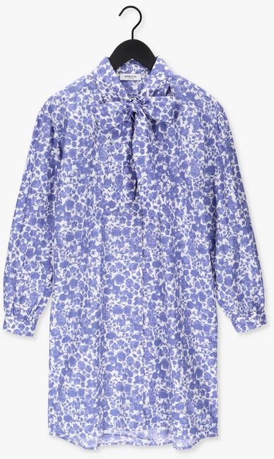 MSCH COPENHAGEN Mini robe LENORA HADDIS LS SHIRT AOP Bleu clair - large
