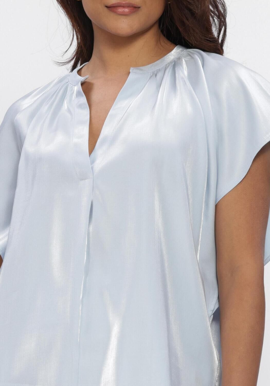 NUKUS Haut TAYLOR TOP SHINY en bleu - large