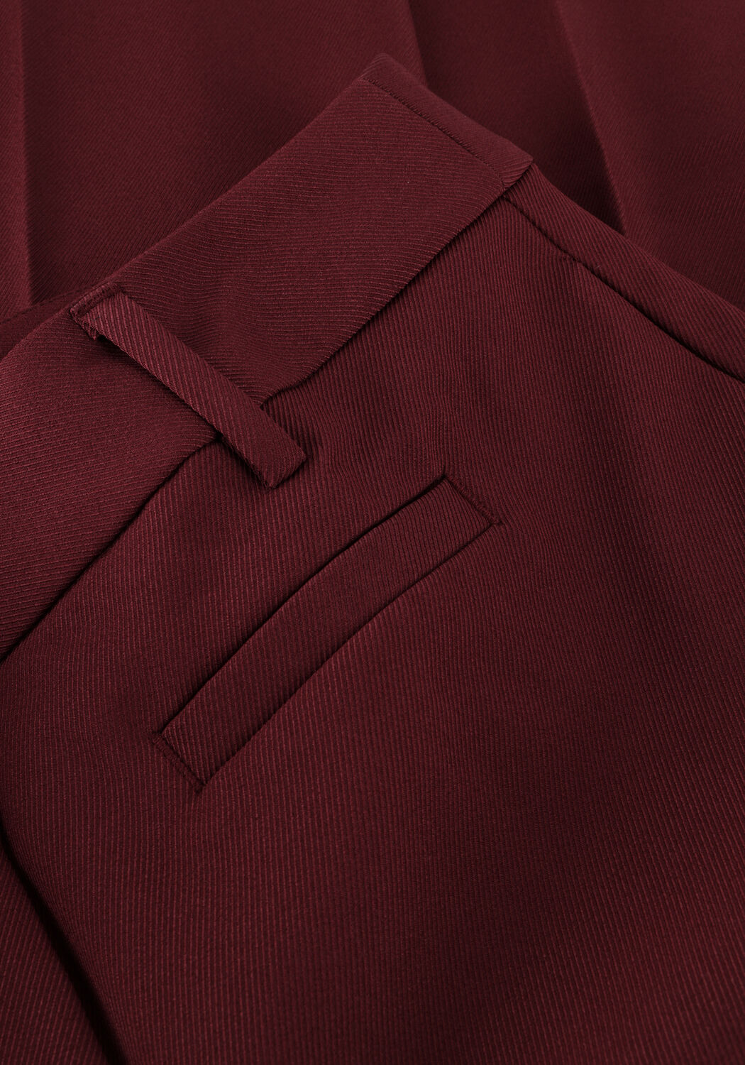 HAUTE L'AMITI&Eacute; Pantalon PREMIERE PLAIN TALL PANT Bordeaux - large