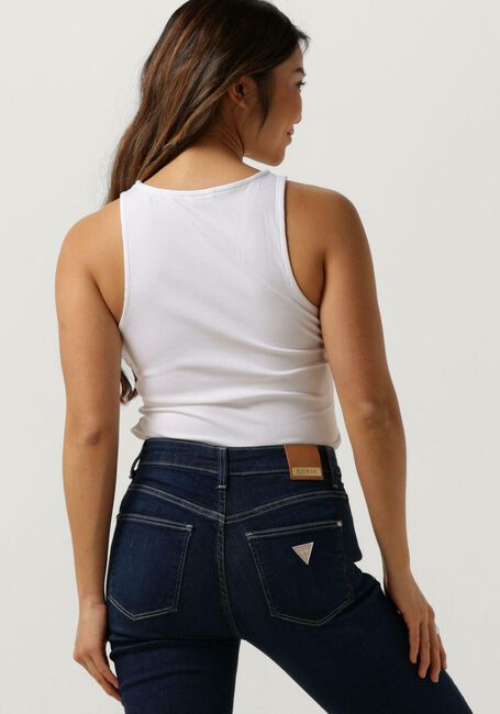 GUESS Haut SL ROUND NECK GWENDALINA TOP en blanc - large