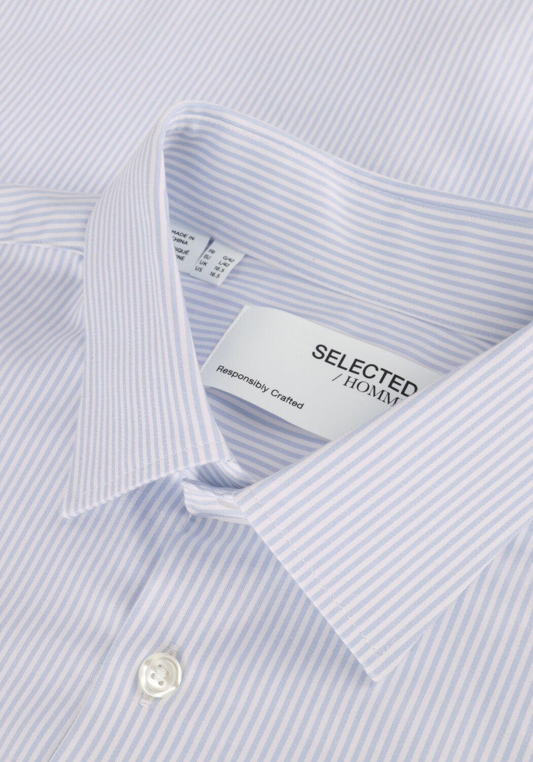 SELECTED MEN Chemise classique SLHSLIM-PERFORMANCE SHIRT LS NOOS en bleu - large