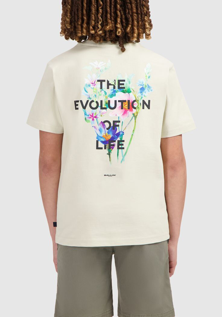 Beige BALLIN T-shirt 017109 - large