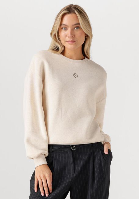 SUMMUM Pull SWEATSHIRT SOFT SWEAT Écru - large
