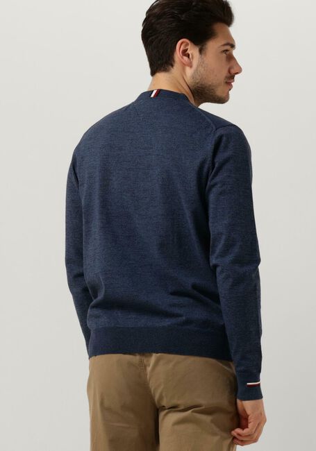 TOMMY HILFIGER Pull MOULINE GS STRIPED CREW NECK Bleu clair - large