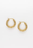 NOTRE-V Boucles d'oreilles OORBELLEN RELIEF Doré - medium
