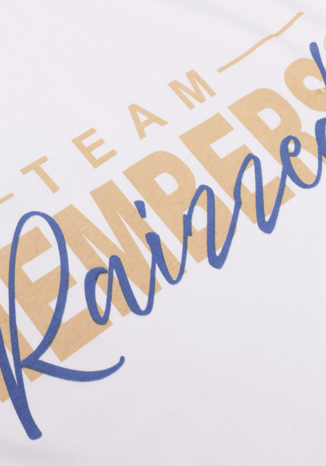 Witte RAIZZED T-shirt HOLDO - large