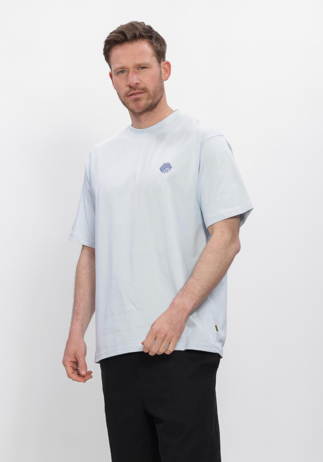 WOODBIRD T-shirt WBBAINE CARP TEE en bleu - large