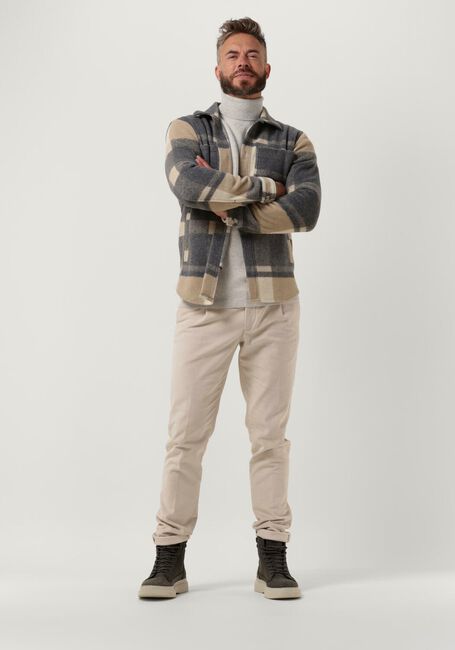 Beige PROFUOMO Overshirt OVERSHIRT CHECK - large