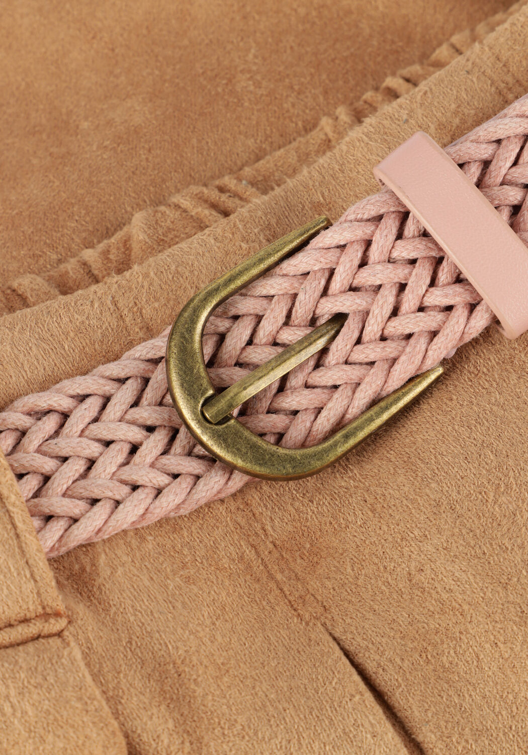 Taupe NONO Minirok SELLA SUEDE SKORT - large