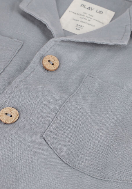 Blauwe PLAY UP  LINEN SHIRT - large