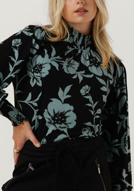 JANSEN AMSTERDAM Blouse PAULA en noir - large