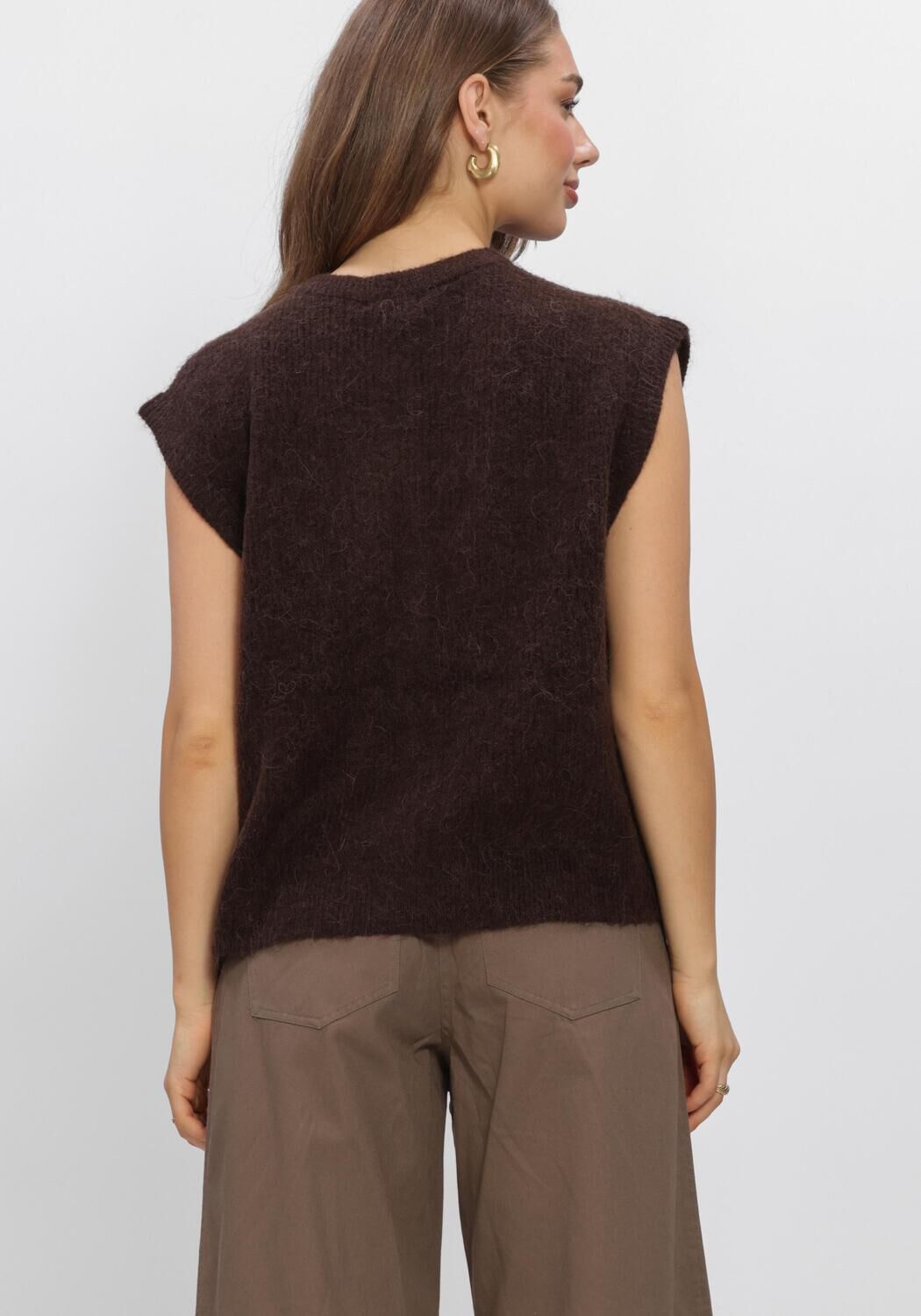 BOII STUDIOS Pull HIRSE en marron - large