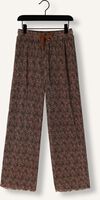 NONO Pantalon large SUN AOP LEOPARD PALAZZO en marron NONO Pantalon large SUN AOP LEOPARD PALAZZO en marron - medium