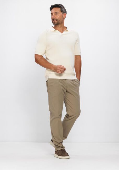 PROFUOMO Polo POLO OPEN COLLAR RIB &Eacute;cru - large