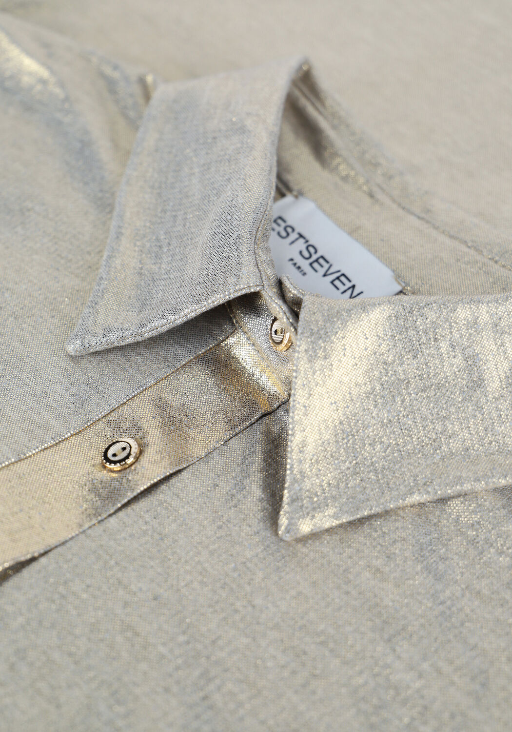 EST'SEVEN EST'COWBOY FOLID BLOUSE Blouses en or - large