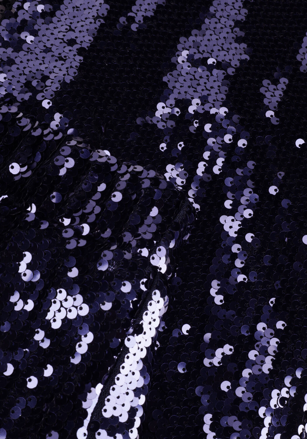 COLOURFUL REBEL Pantalon EMY SEQUINS FLARE PANTS en bleu - large