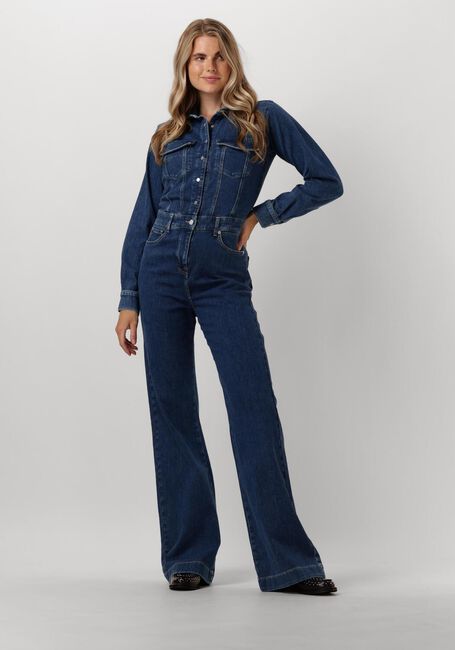 7 FOR ALL MANKIND Combinaison LUXE JUMPSUIT LADY en bleu - large