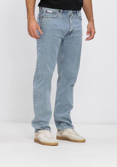Lichtblauwe CALVIN KLEIN Straight leg jeans STANDAD STRAIGHT ADAM LT STONE - large