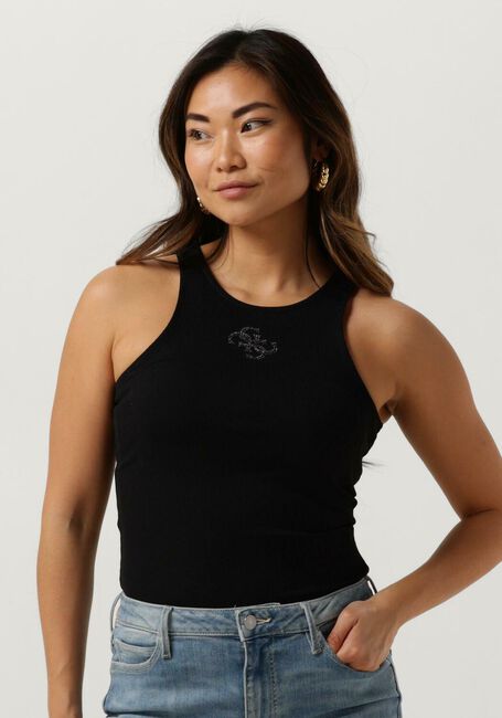 GUESS Haut SL ROUND NECK GWENDALINA TOP en noir - large