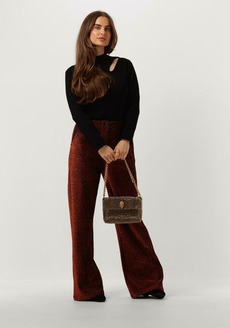 YDENCE Pull KNITTED TOP KYLA en noir - large