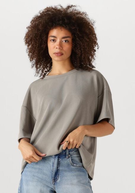 MY ESSENTIAL WARDROBE T-shirt HELLEMW EMB BOXY TEE en gris - large