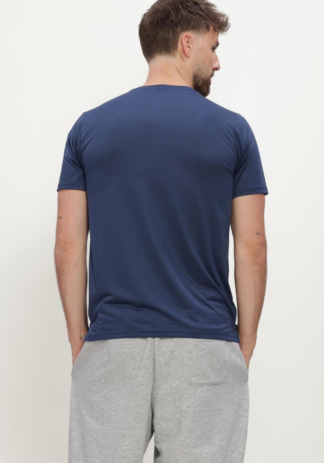 Blauwe NEW BALANCE Sportshirts SE SS - large
