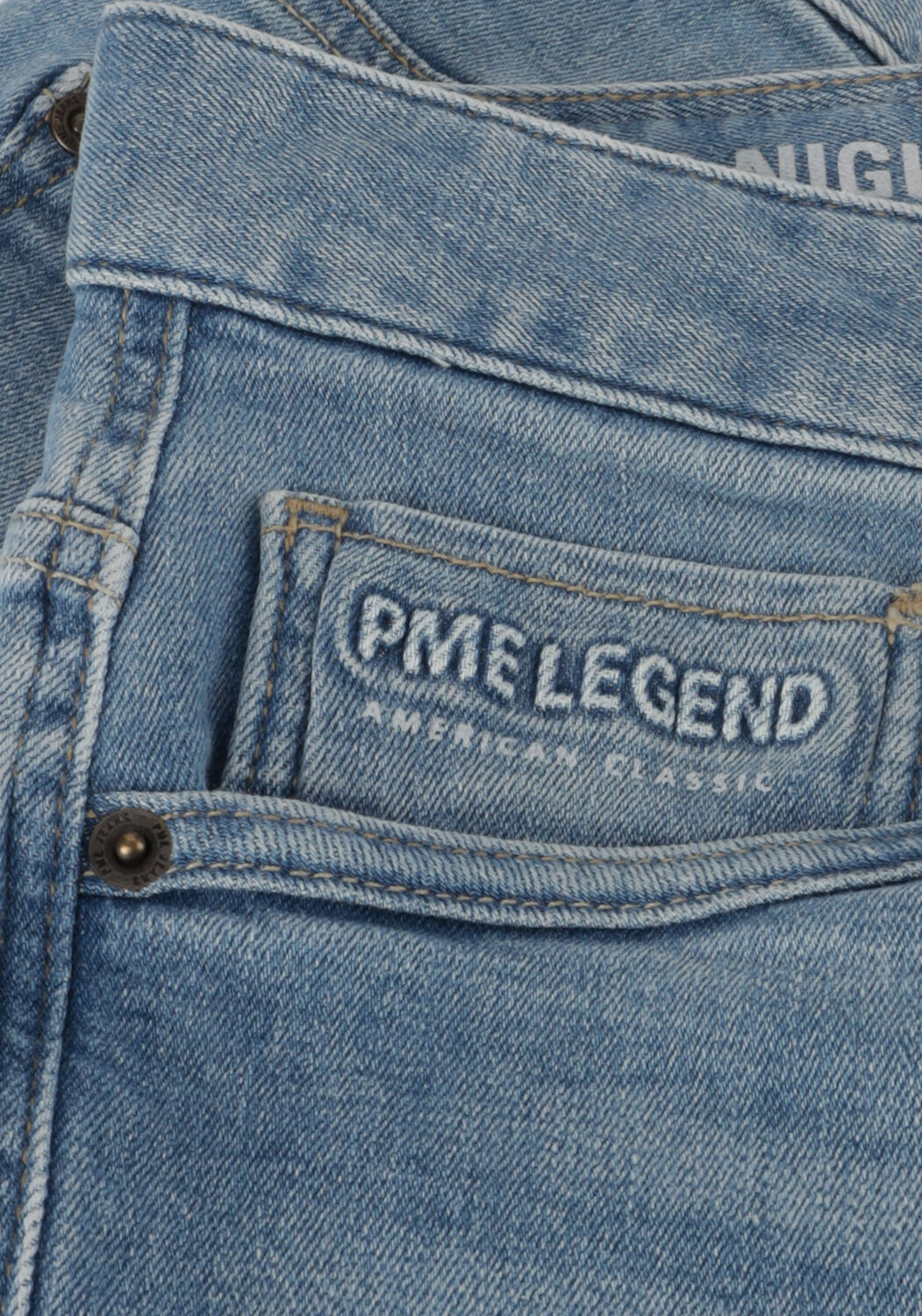 Lichtblauwe PME LEGEND Jeans PME LEGEND NIGHTFLIGHT SHORTS - large