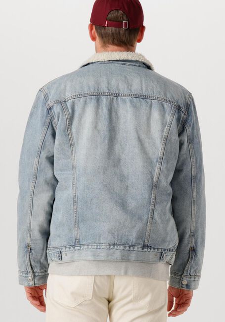 Lichtblauwe LEVI'S Spijkerjas TYPE 3 SHERPA TRUCKER - large